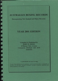 Sportboken - Australian Boxing Records 2001